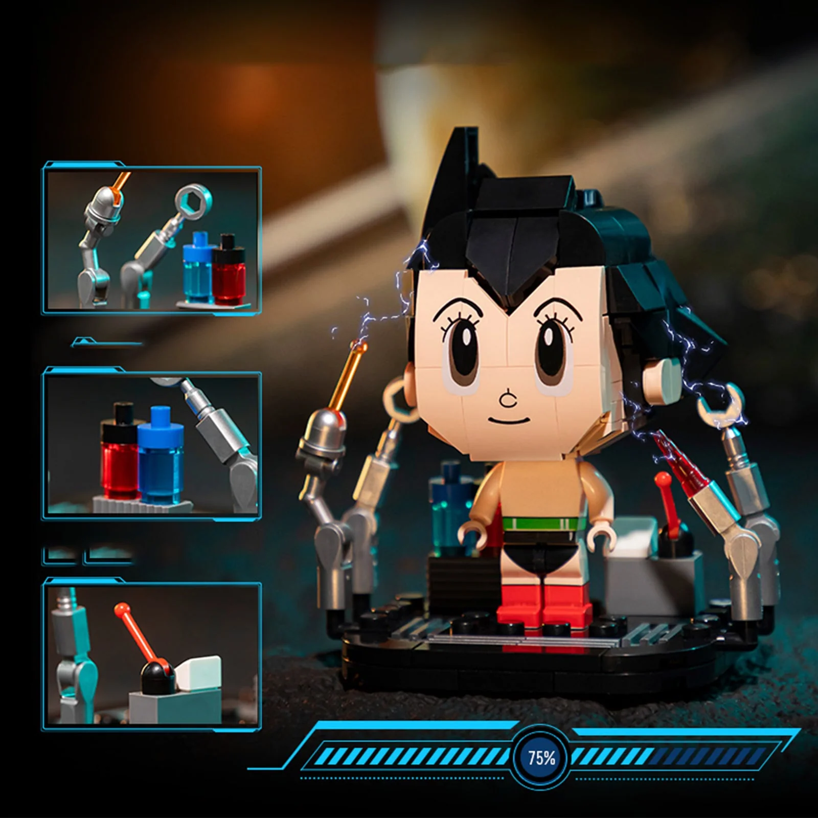 PANTASY SET DI MATTONCINI ASTRO BOY - MINI ASTRO BOY PAN86204