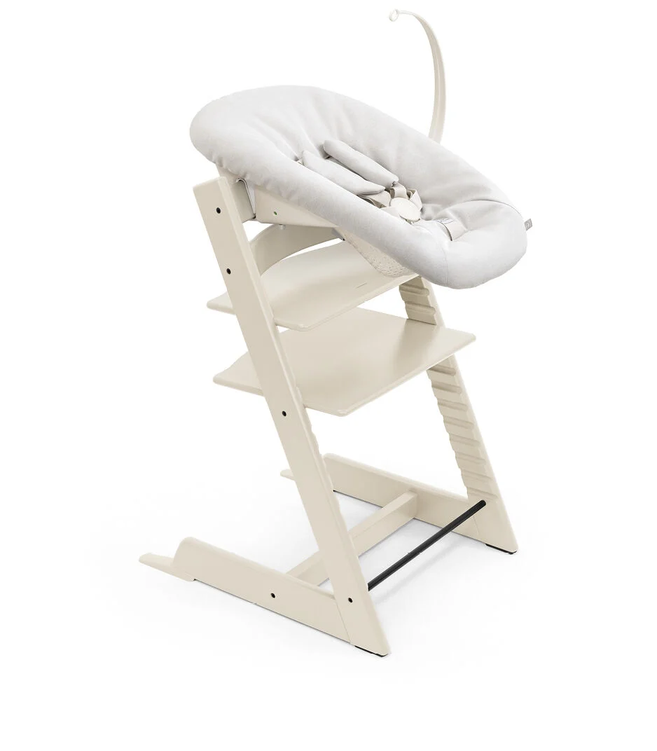 STOKKE TRIP TRAP &reg;SET VANILLA WHITE CON GANGIO APPENDIGIOCHI 526105
