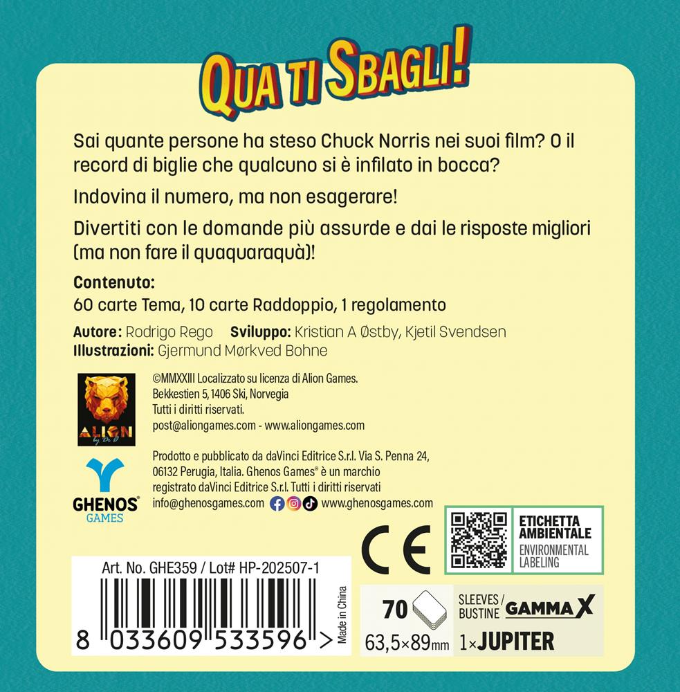GHENOS GIAMES QUA TI SBAGLI! GHE359