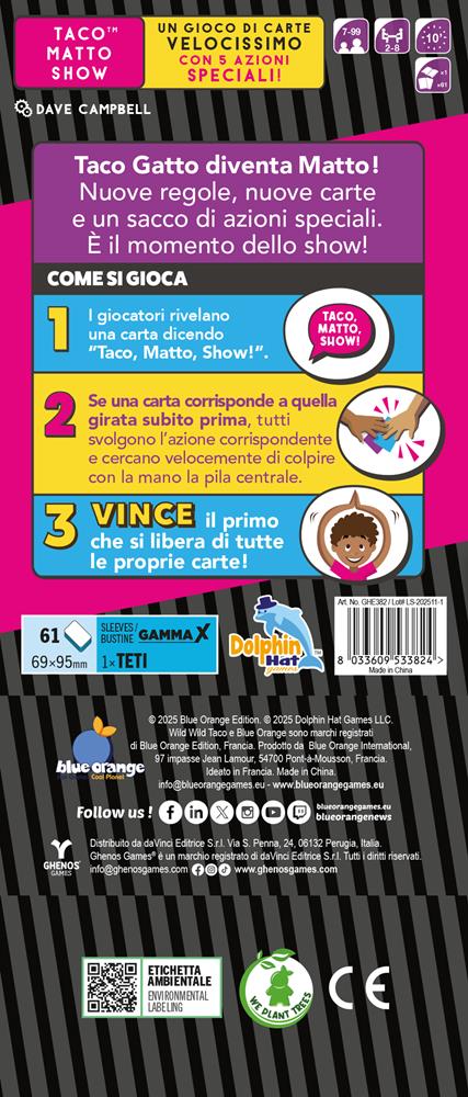 GHENOS GAMES TACO MATTO SHOW GHE382