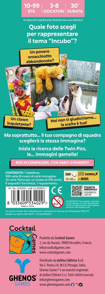 GHENO GAMES TWIN PICS LA COPPIA PERFETTA GHE402 GHENO GAMES TWIN PICS LA COPPIA PERFETTA GHE402