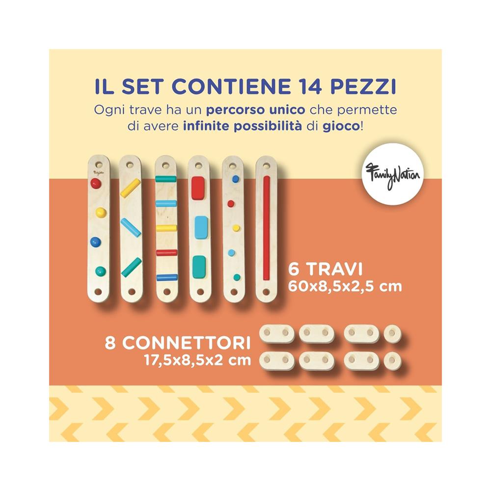 FAMILY NATION PERCORSO SENSORIALE DI EQUILIBRIO MONTESSORI