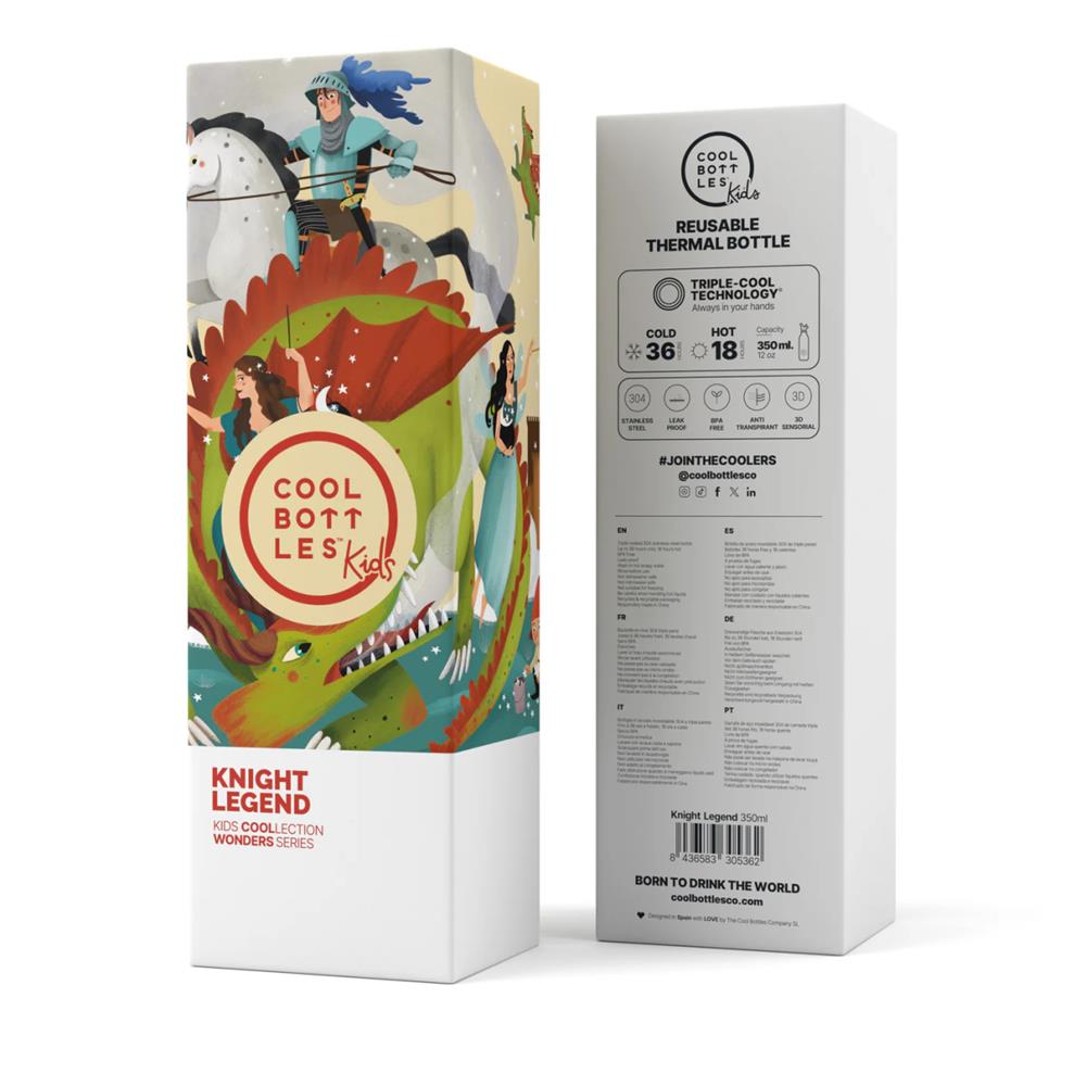 BOTTIGLIA TERMICA KNIGHT LEGEND 350ML 02297 BOTTIGLIA TERMICA KNIGHT LEGEND 350ML 02297
