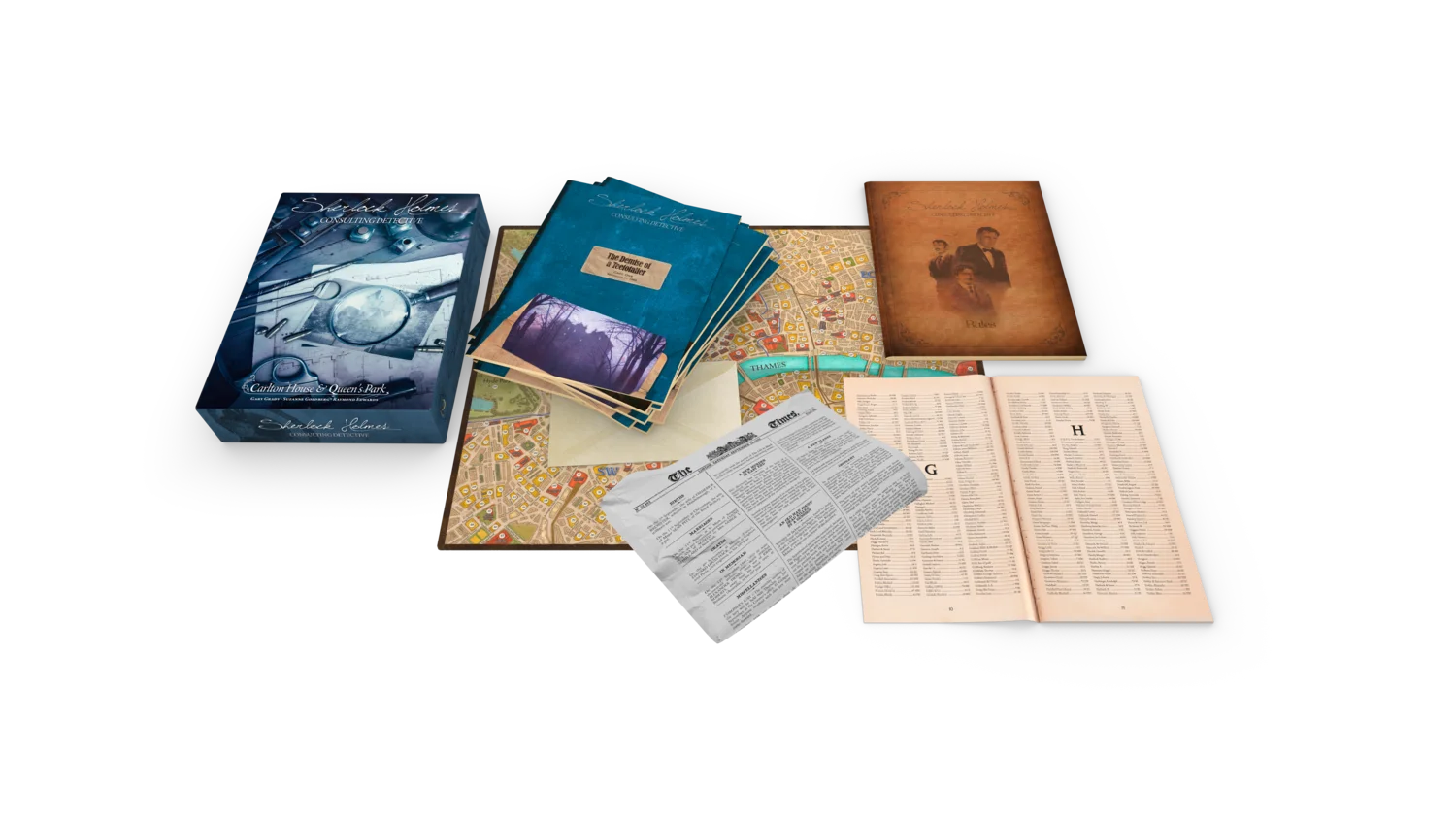 ASMODEE CARLTON HOUSE & QUEEN'S PARK - SHERLOCK HOLMES: CONSULENTE INVESTIGATIVO 8552 ASMODEE CARLTON HOUSE & QUEEN'S PARK - SHERLOCK HOLMES: CONSULENTE INVESTIGATIVO 8552