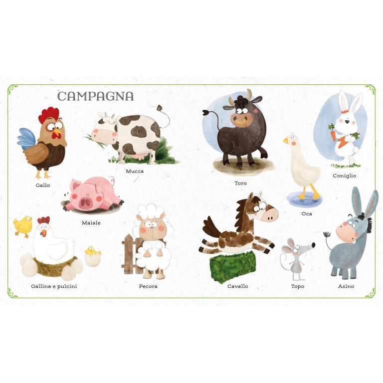 SASSI EDITORE BOARD BOOKS - IL PAROLIERE DEGLI ANIMALI - ITALIANO