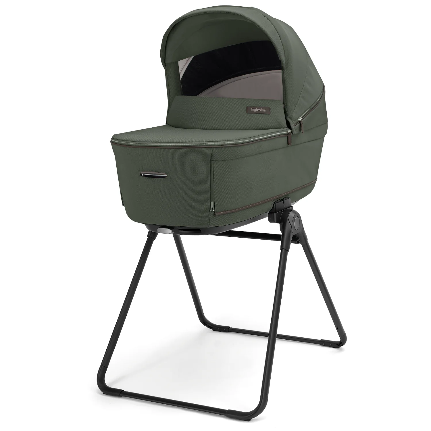 INGLESINA TRIO SYSTEM QUATTRO APTICA IVY GREEN CON TELAIO LITIO BLACK E SEGG. DARWIN INFANT RECLINE KA62T0IVG