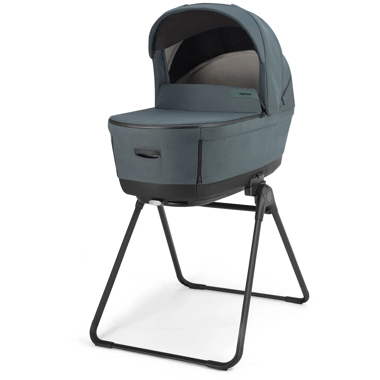 INGLESINA TRIO SYSTEM QUATTRO APTICA XT HIMALAY BLUE CON TELAIO NERO E SEGG. DARWIN INFANT RECLINE KA72T0HMB