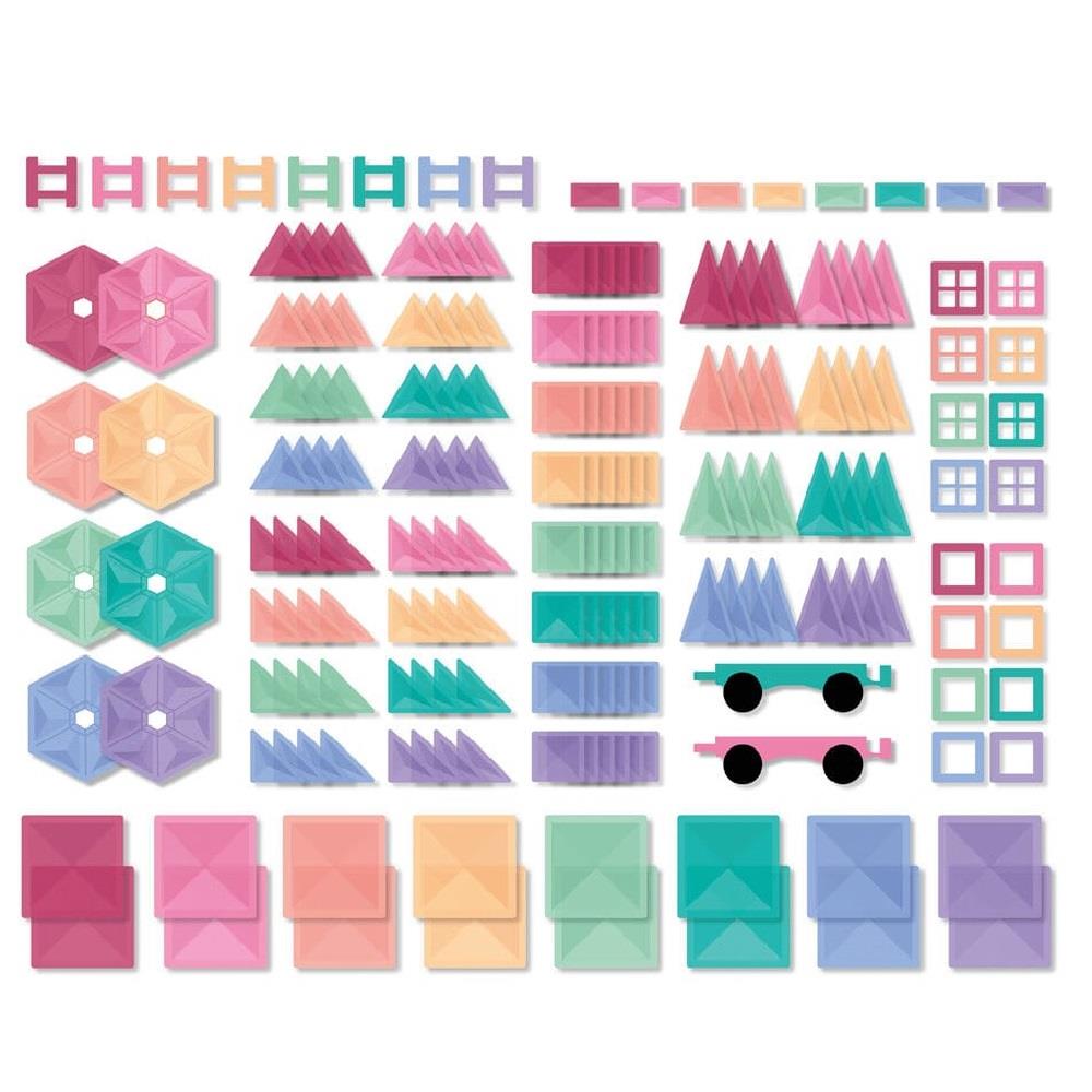 CONNETIX PANNELLI MAGNETICI PASTEL MEGA PACK 202 PZ CONNETIX PANNELLI MAGNETICI PASTEL MEGA PACK 202 PZ