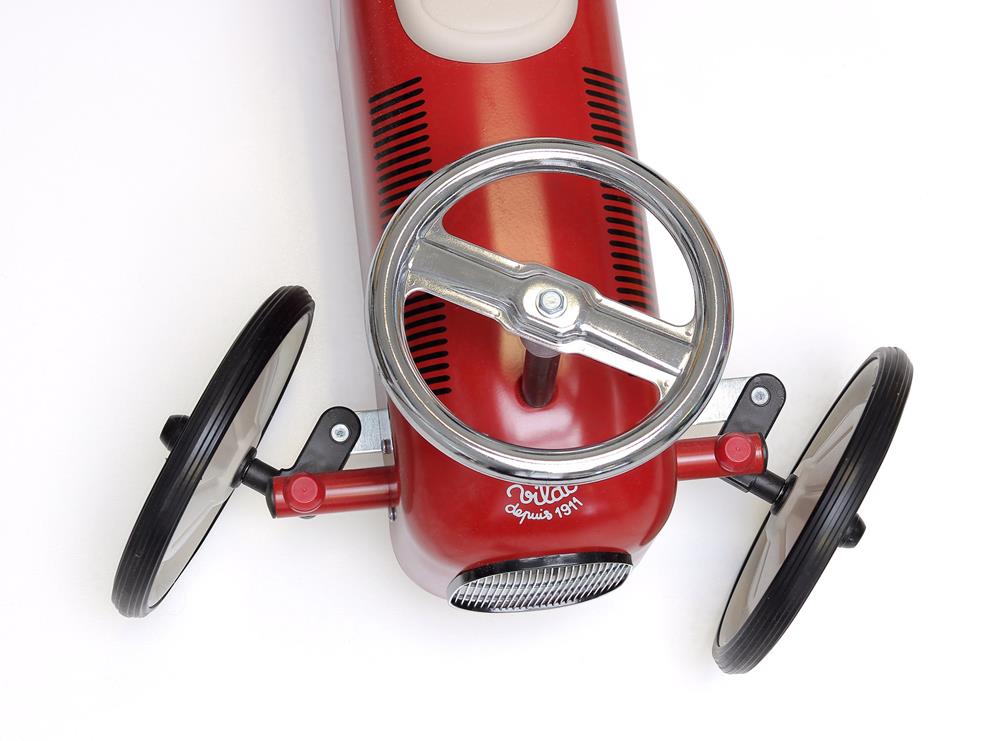 VILAC RED & CREAM VINTAGE CAR 1049S