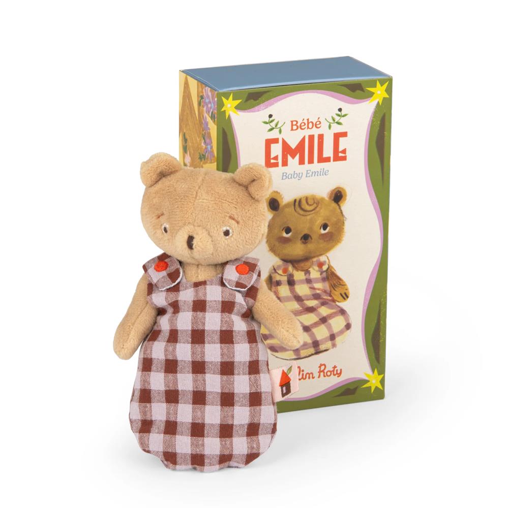 MOULIN ROTY PUPAZZO ORSETTO BEBÈ EMILE - LES MINOUCHKAS 681034