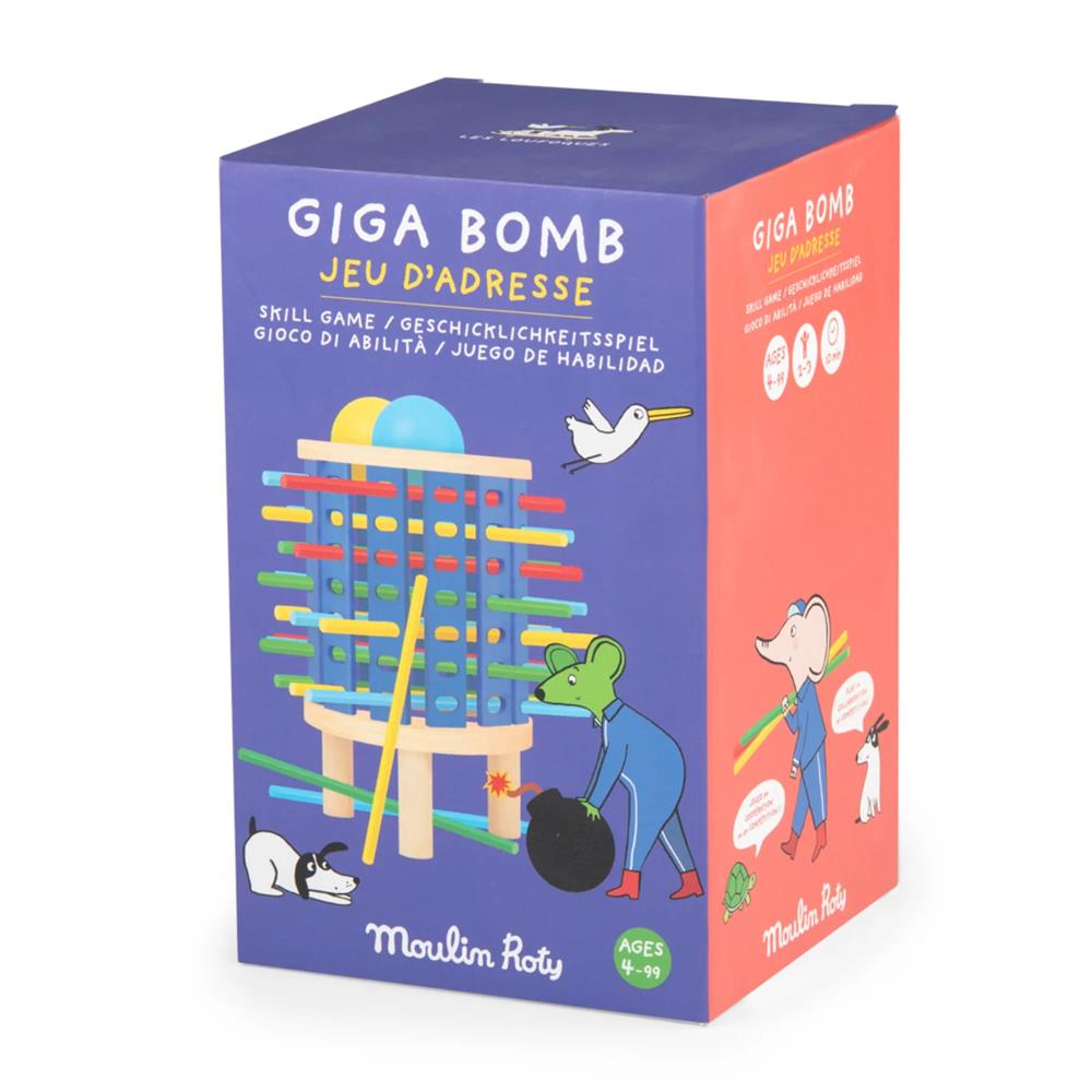 MOULIN ROTY GIGA BOMBA - GIOCO DI ABILITÀ IN LEGNO 683366