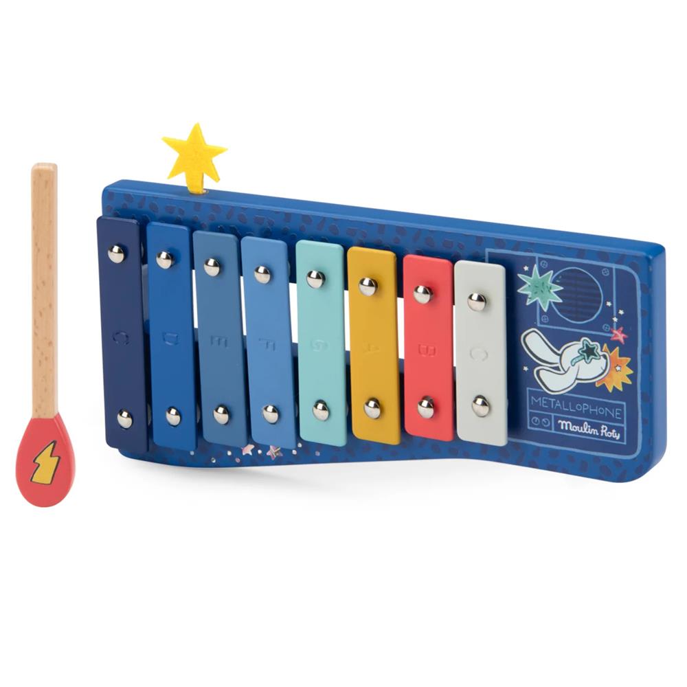 MOULIN ROTY METALLOFONO IN LEGNO - PUCE E PILOU 684091