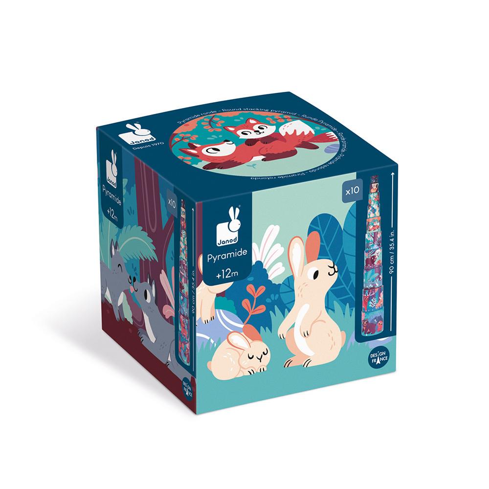 JANOD PIRAMIDE ROTONDA GLI ANIMALI DELLA FORESTA J02670