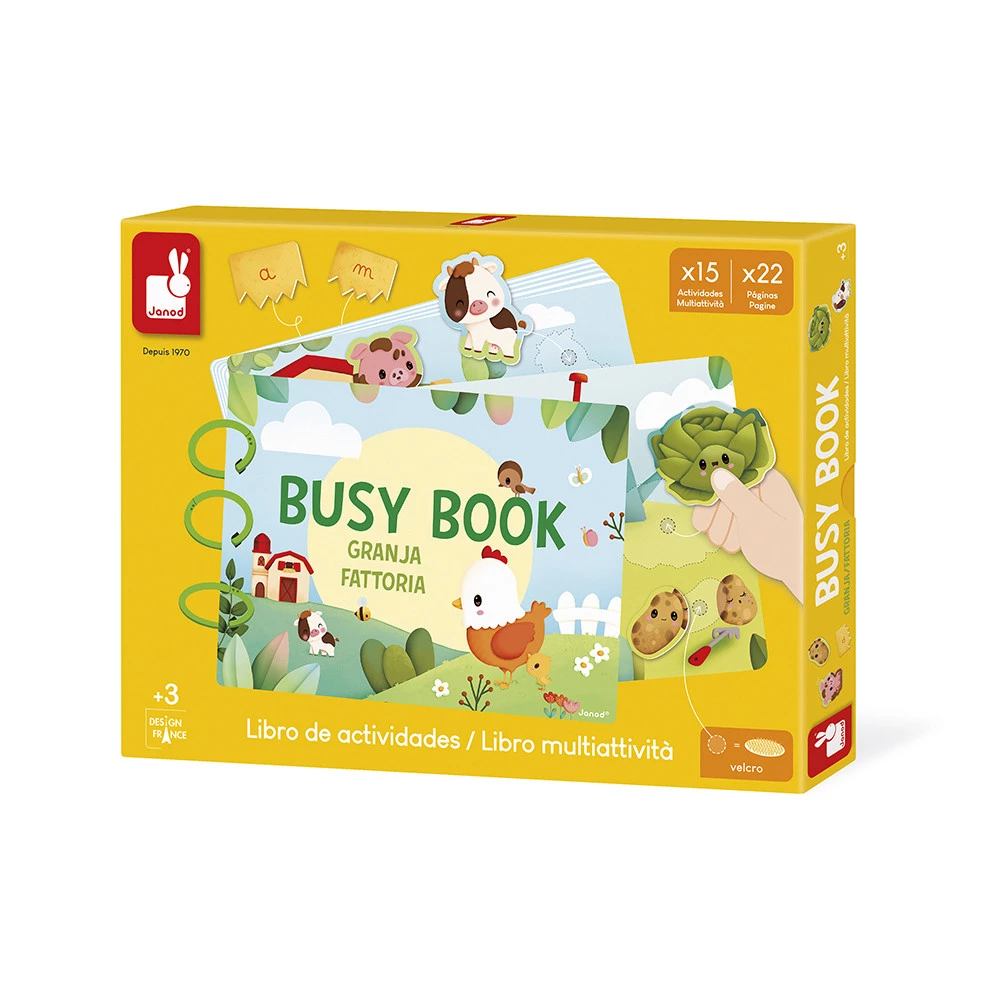 JANOD FATTORIA - BUSY BOOK FATTORIA SP/IT J03337