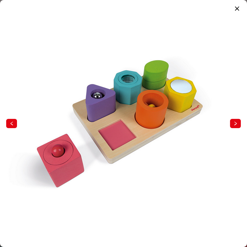 JANOD PUZZLE 6 CUBI SENSORIALI IN LEGNO J05332