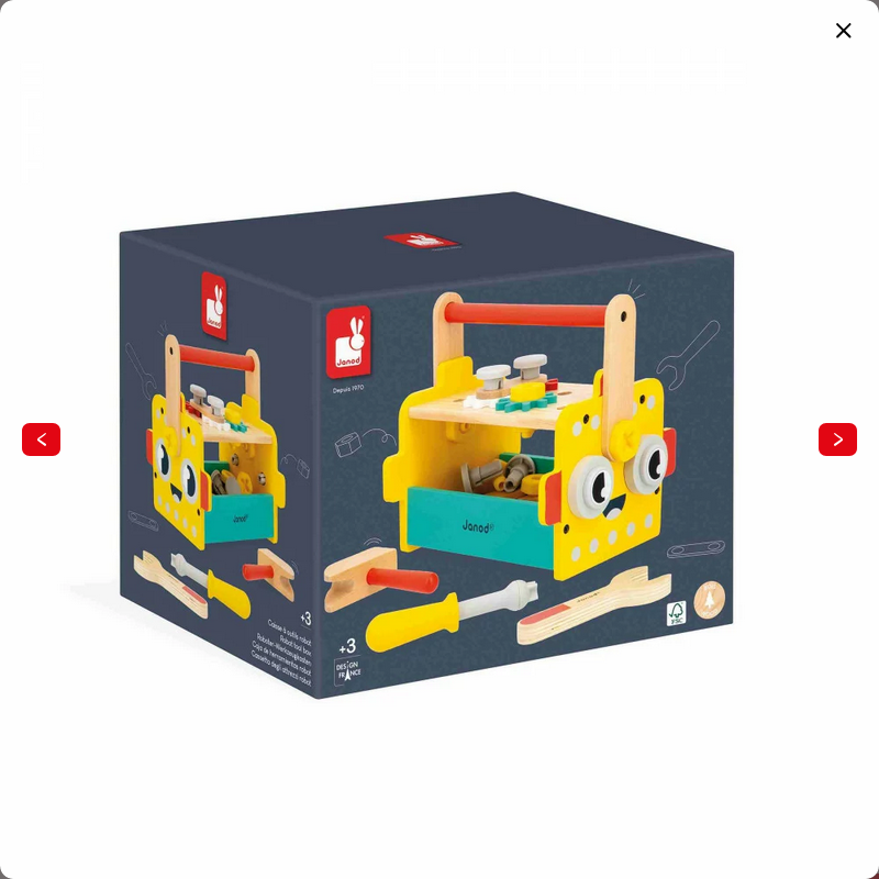 JANOD CASSETTA DEGLI ATTREZZI ROBOT BRICO'KIDS J06455