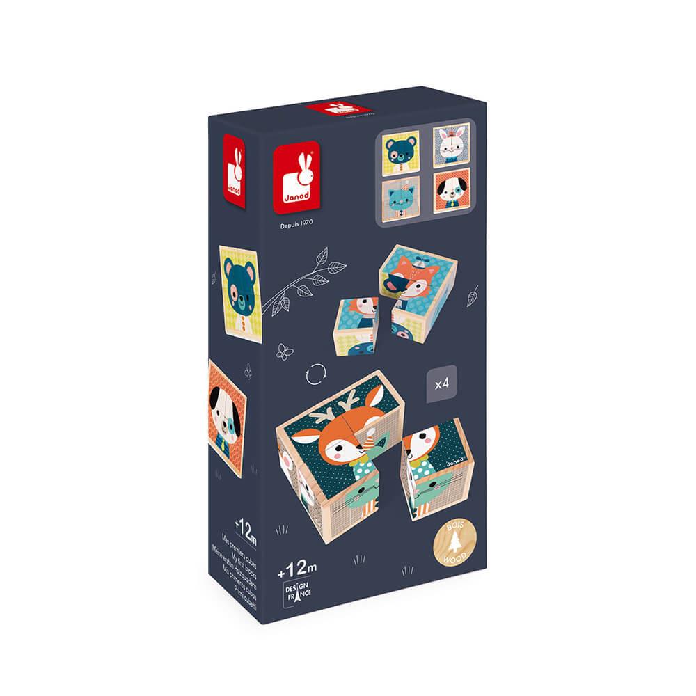 JANOD BLOCCHI IN LEGNO RITRATTI DELLA FORESTA J08000
