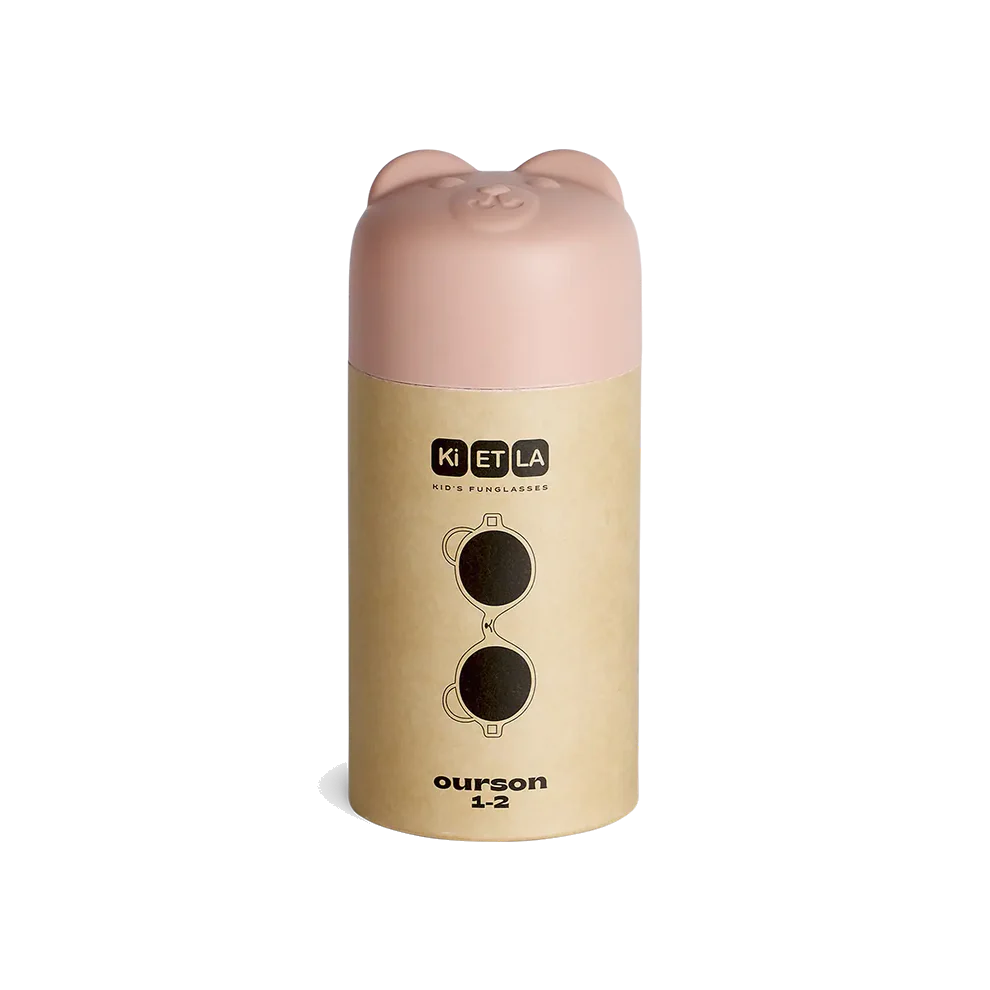 KI ET LA OCCHIALI DA SOLE OURSON PEACH PINK 0-1 ANNI OU1SUNPEACHB