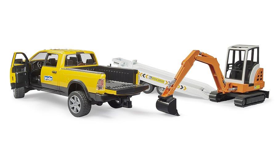 BRUDER RAM SERVIZIO DI NOLEGGIO CON MINIESCAVATORE 2546 BRUDER RAM SERVIZIO DI NOLEGGIO CON MINIESCAVATORE 2546