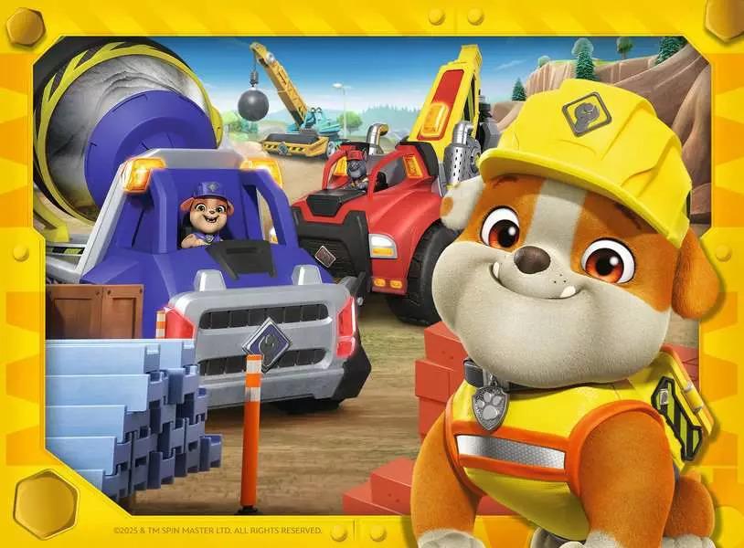 RAVENSBURGER PUZZLE RUBBLE E CREW 4 IN 1 BOX - 12/16/20/24 PZ 04188