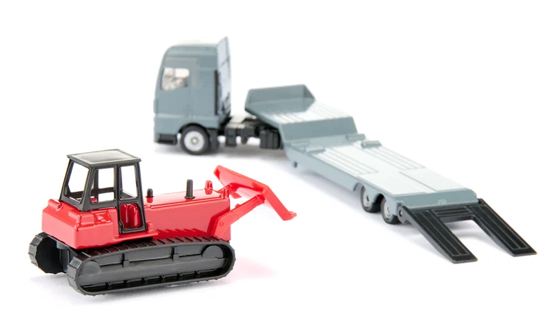 SIKU MAN TRUCK CON BULLDOZER 1762