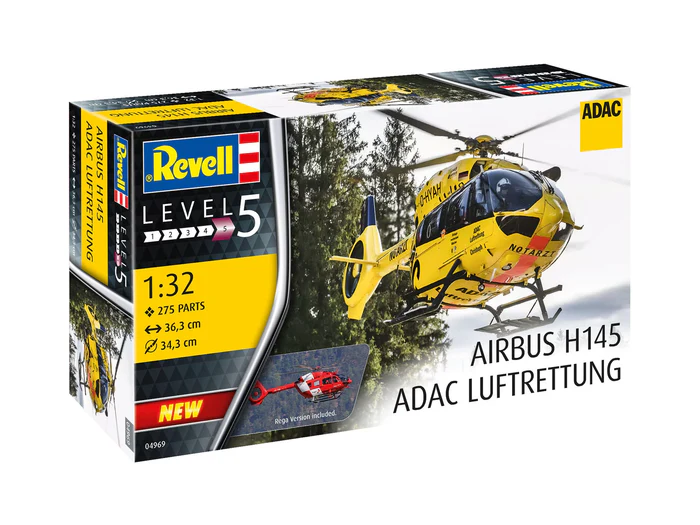 REVELL AIRBUS H145 ''SOCCORSO AEREO ADAC'' 04969 REVELL AIRBUS H145 ''SOCCORSO AEREO ADAC'' 04969