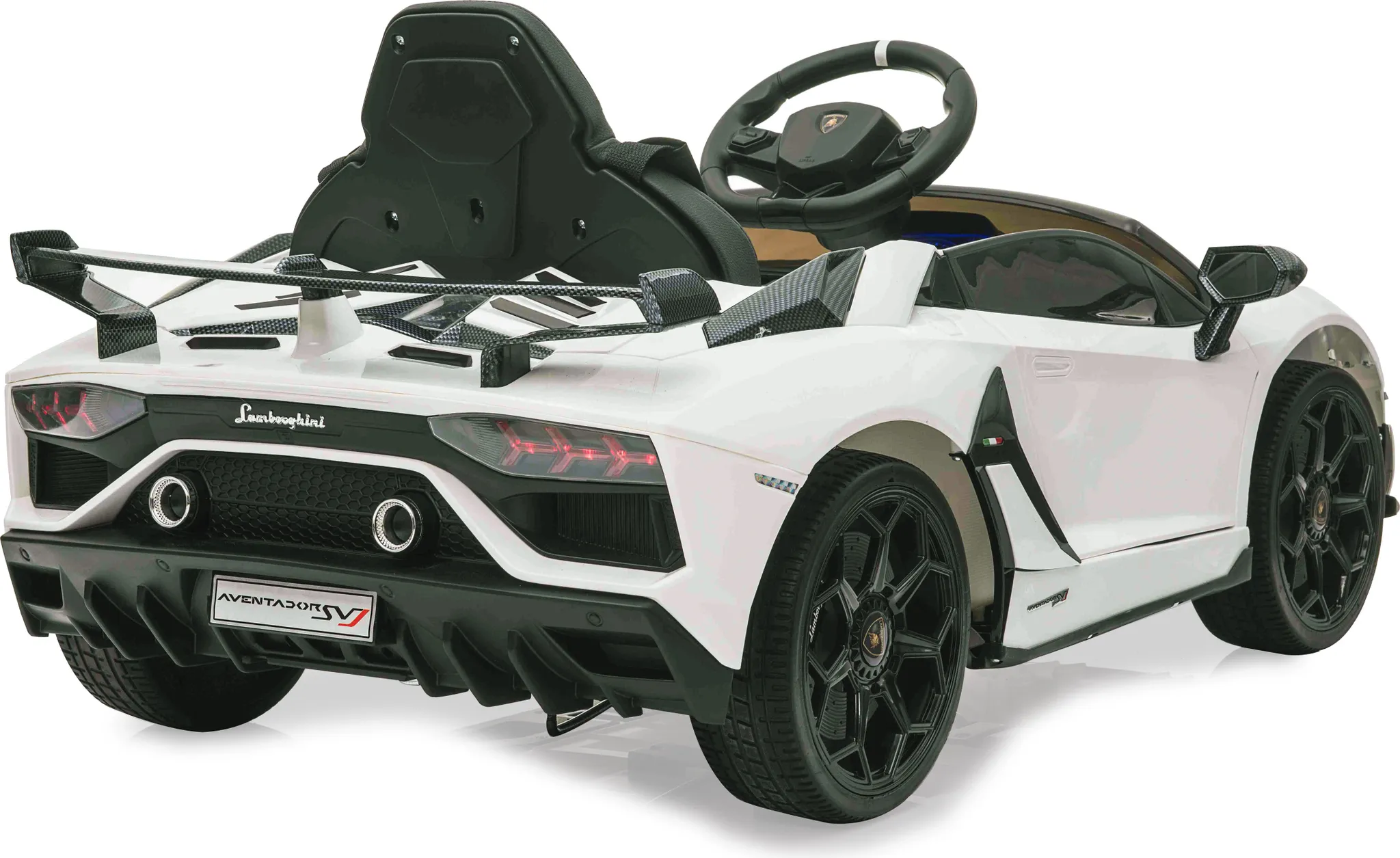 JAMARA RIDE-ON LAMBORGHINI AVENTADOR SVJ BIANCO 12V 2,4GHZ 460687