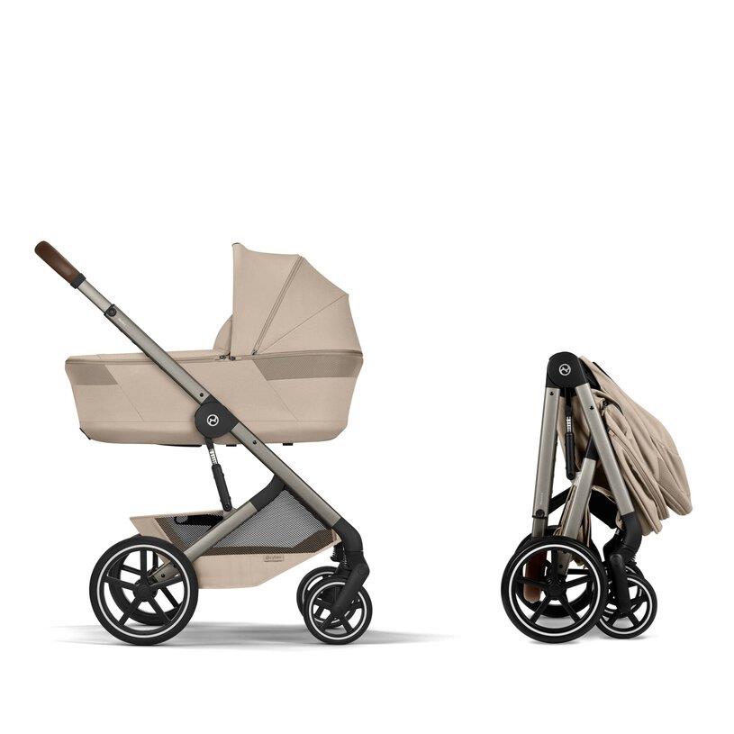 CYBEX NEW DA 07/26 - DUO BALIOS S LUX TPE CON NAVICELLA RICHIUDIBILE ALMOND BEIGE BEIGE 526001689