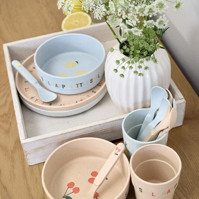 LÄSSIG BOWL PP/CELLULOSE HAPPY FRUITS LEMON