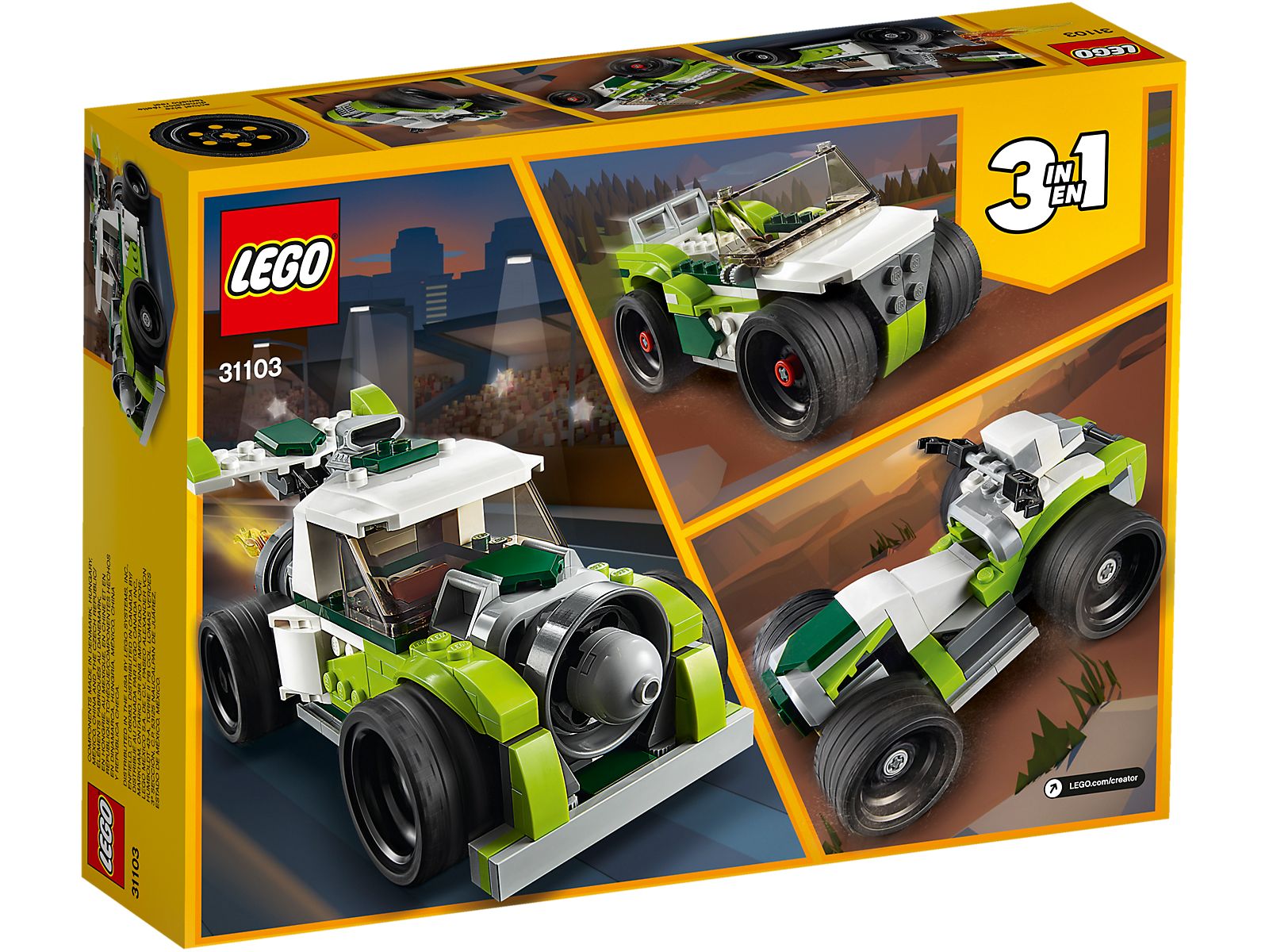 LEGO CREATOR RAZZO-BOLIDE 31103