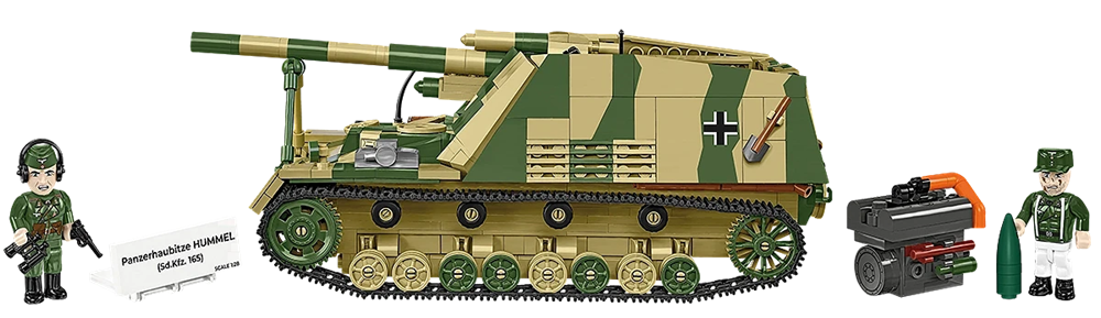 COBI HISTORICAL COLLECTION WWII PANZERHAUBITZE HUMMEL (SD.KFZ.165) 2663 COBI HISTORICAL COLLECTION WWII PANZERHAUBITZE HUMMEL (SD.KFZ.165) 2663