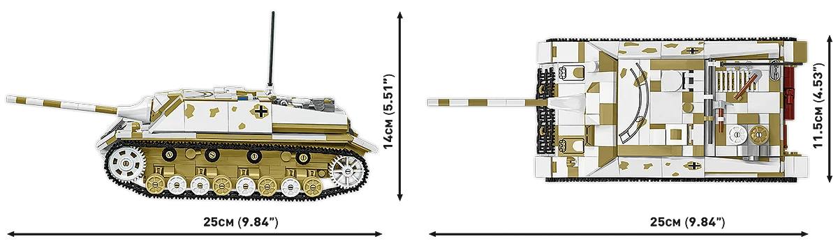 COBI HISTORICAL COLLECTION WWII JAGDPANZER IV 70 (V) (SD.KFZ.162/1) 2668 COBI HISTORICAL COLLECTION WWII JAGDPANZER IV 70 (V) (SD.KFZ.162/1) 2668