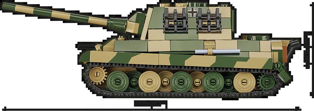 COBI HISTORICAL COLLECTION WWII PANZERJÄGER TIGER AUSF.B JAGDTIGER 2733 COBI HISTORICAL COLLECTION WWII PANZERJÄGER TIGER AUSF.B JAGDTIGER 2733