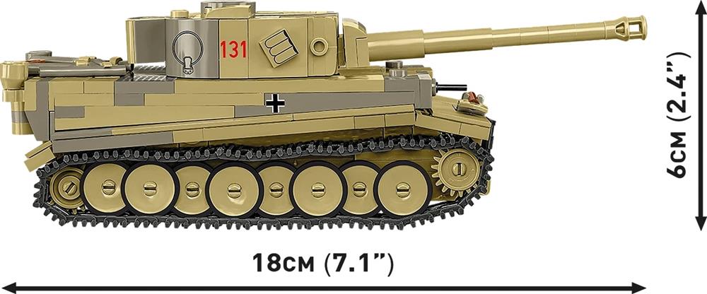 COBI HISTORICAL COLLECTION WWII PANZER VI TIGER I NO 131 2734 COBI HISTORICAL COLLECTION WWII PANZER VI TIGER I NO 131 2734