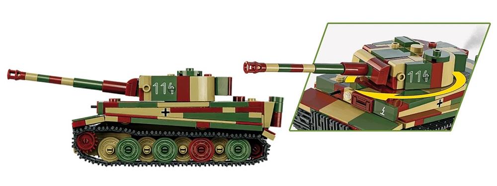 COBI HISTORICAL COLLECTION WWII PZ.KPFW. VI TIGER AUSF.E 2735 COBI HISTORICAL COLLECTION WWII PZ.KPFW. VI TIGER AUSF.E 2735
