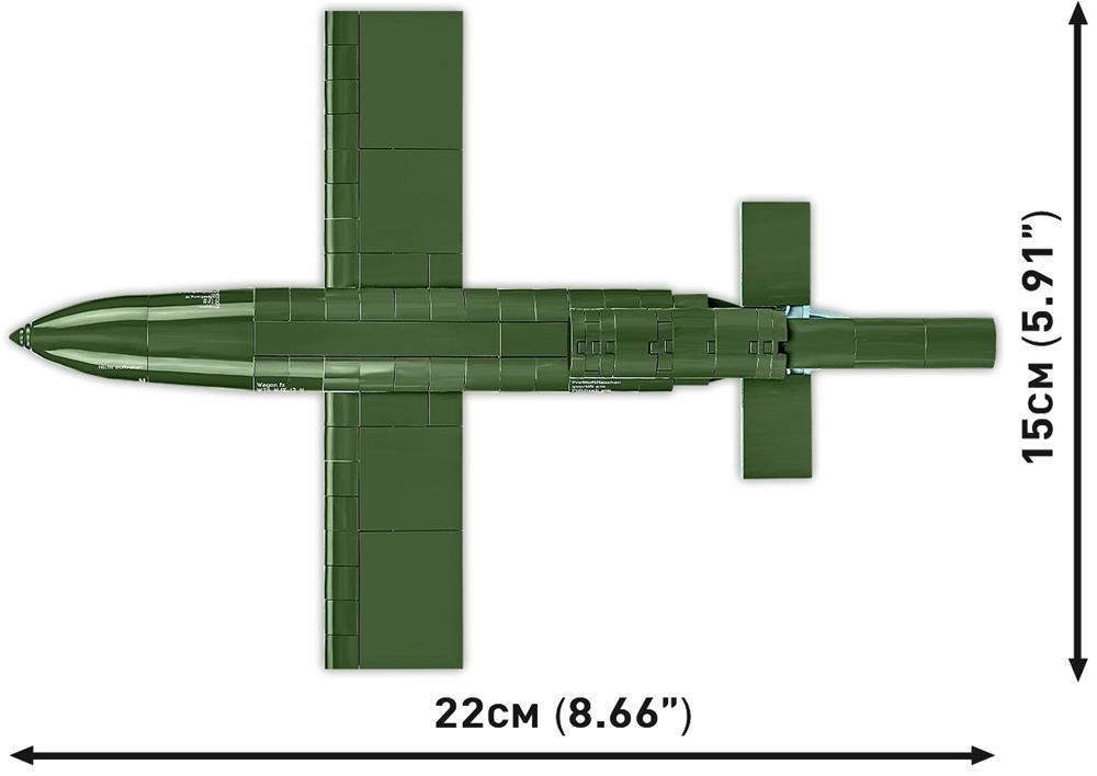COBI HISTORICAL COLLECTION WWII V-1 FLYING BOMB (FI 103) 3135