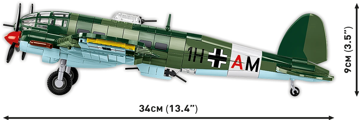COBI HISTORICAL COLLECTION WWII HEINKEL HE 111 H-22 WITH V1 FLYING BOMB - EXECUTIVE EDITION 5771 COBI HISTORICAL COLLECTION WWII HEINKEL HE 111 H-22 WITH V1 FLYING BOMB - EXECUTIVE EDITION 5771