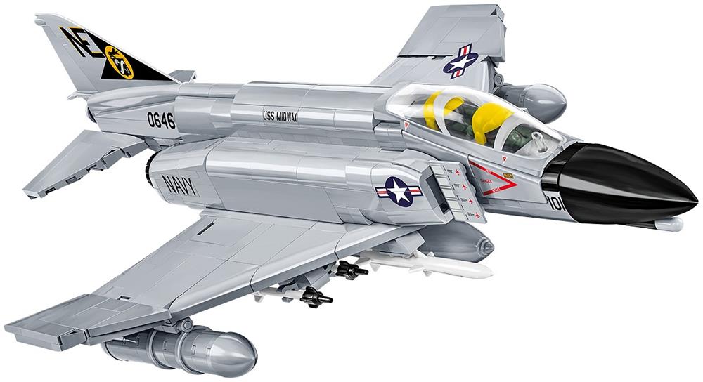COBI ARMED FORCES F-4 PHANTOM II - USS MIDWAY 5897 COBI ARMED FORCES F-4 PHANTOM II - USS MIDWAY 5897