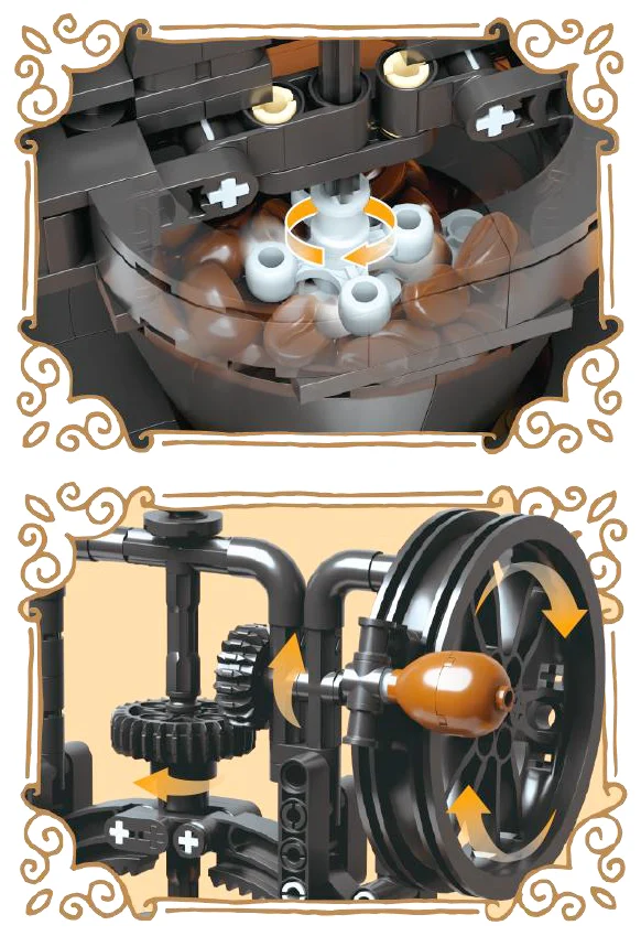PANTASY SET DI MATTONCINI RETRÒ - IL MACINA CAFFÈ PAN85053 PANTASY SET DI MATTONCINI RETRÒ - IL MACINA CAFFÈ PAN85053