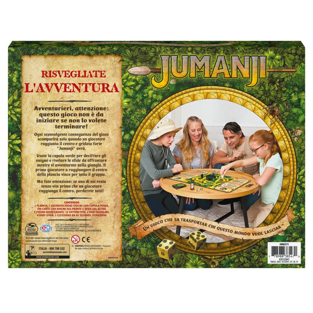 EDITRICE GIOCHI JUMANJI, IL GIOCO IN CARTONE 6062311 EDITRICE GIOCHI JUMANJI, IL GIOCO IN CARTONE 6062311