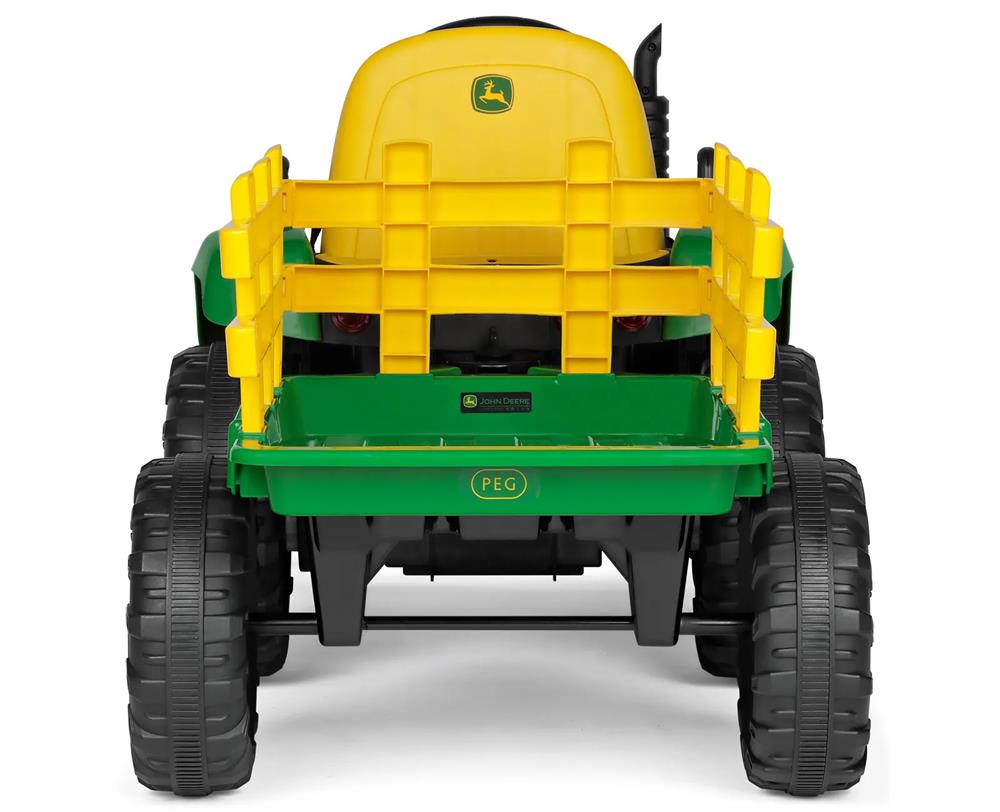 PEG PEREGO TRATTORE JOHN DEERE FARM POWER CON RIMORCHIO IGOR0120 PEG PEREGO TRATTORE JOHN DEERE FARM POWER CON RIMORCHIO IGOR0120
