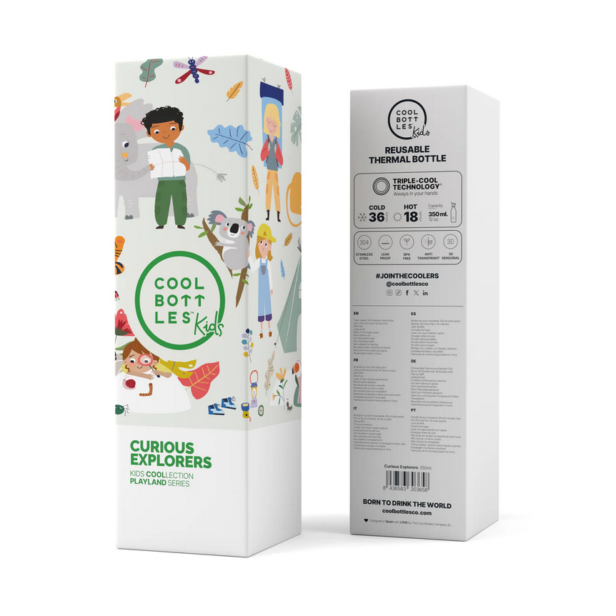 BOTTIGLIA TERMICA CURIOUS EXPLORERS KIDS 350ML 00896 BOTTIGLIA TERMICA CURIOUS EXPLORERS KIDS 350ML 00896