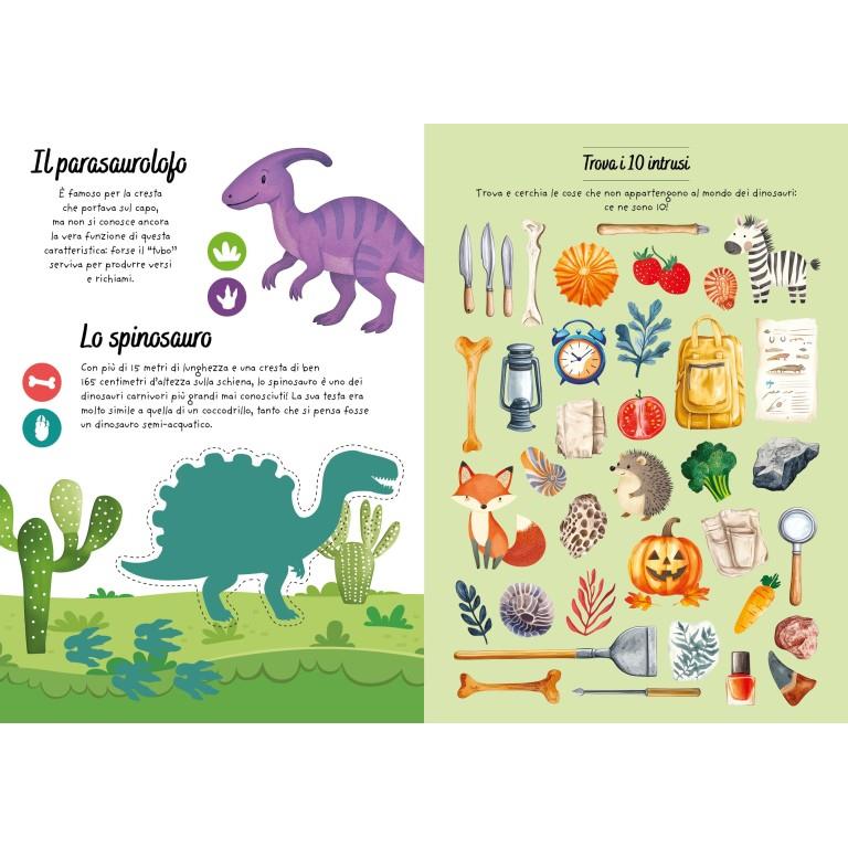 SASSI EDITORE ACTIVITY BOOKS BOTANICAL - DINOSAURI