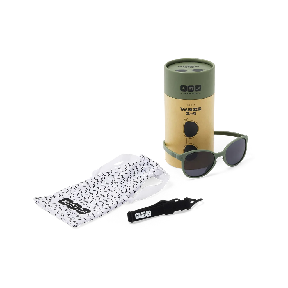 KI ET LA OCCHIALI DA SOLE WAZZ 5 WAYFARER STYLE 7-12 ANNI WA5SUNKAKI