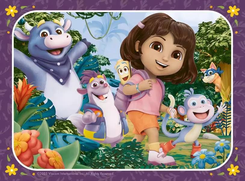 RAVENSBURGER PUZZLE DORA THE EXPLORER 4 IN 1 BOX - 12/16/20/24 PZ 04204