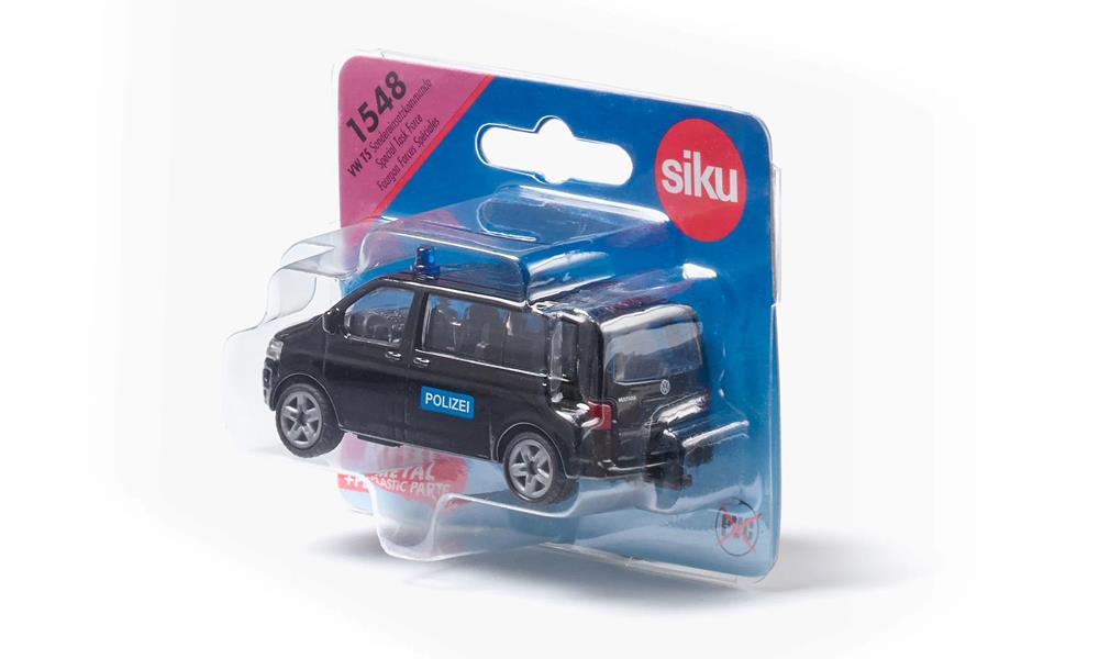 SIKU VW T5 COMANDO OPERAZIONI SPECIALI POLIZIA 1548
