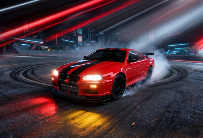 REVELL RC XXL HIGH SPEED CAR NISSAN SKYLINE 24585 REVELL RC XXL HIGH SPEED CAR NISSAN SKYLINE 24585