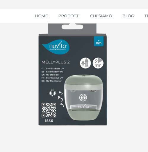 NUVITA MELLYPLUS STERILIZZATORE PORTATILE A RAGGI UV 1556