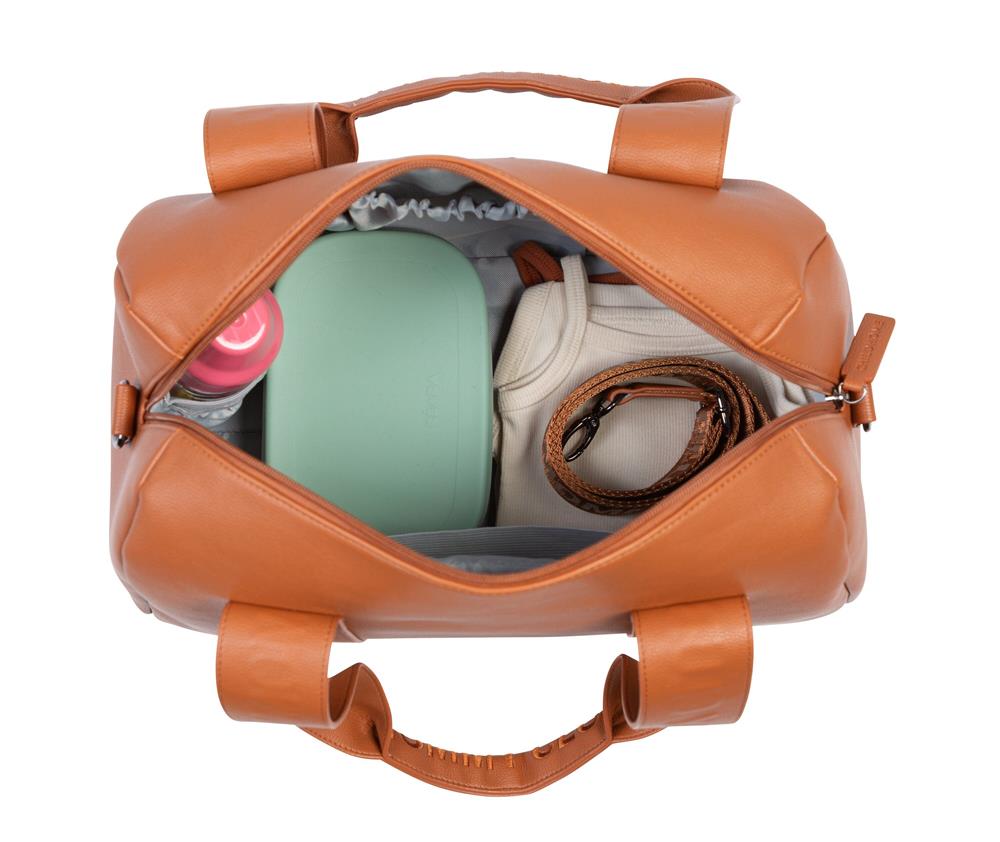 CHILDHOME MOMMY CLUB BORSA PER IL CAMBIO - SIGNATURE SIMILPELLE MARRONE 402758