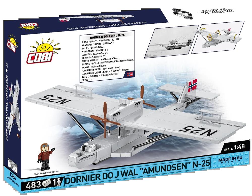 COBI STORIES DORNIER DO J WAL ''AMUNDSEN'' N-25 1384 COBI STORIES DORNIER DO J WAL ''AMUNDSEN'' N-25 1384